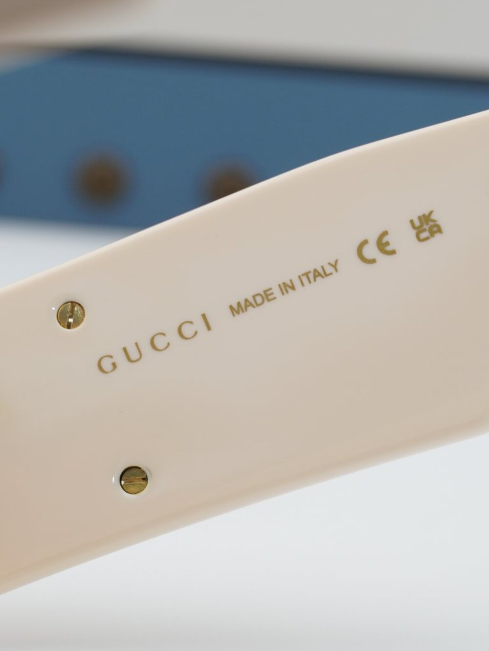 Gucci GG1754S 003 Women Rectangle Sunglasses - Beige / Brown - Picture 9 of 10